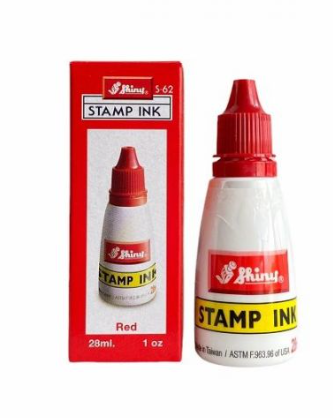 Mực đóng dấu Shiny S-62 đỏ