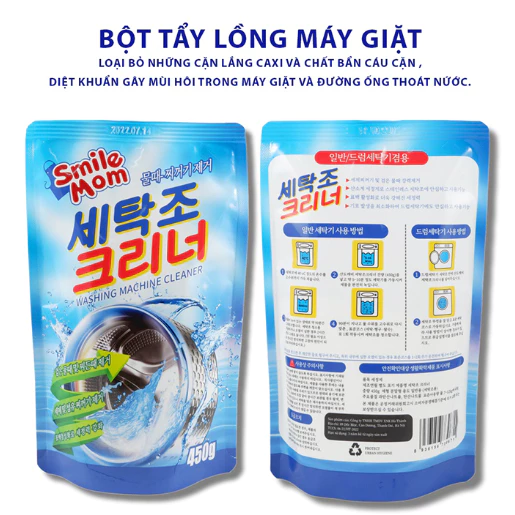 Bột Tẩy Lồng Giặt Smile Mom 450g