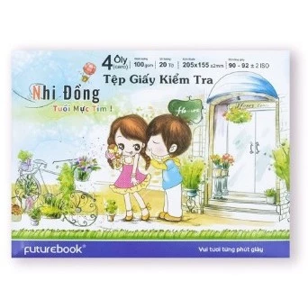 Tệp Giấy Kiểm Tra Nhi Đồng Future Book 4 Ô Ly (20 Tờ/100gsm)