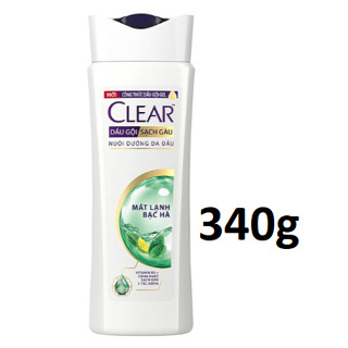 Dầu Gội Clear Bạc Hà 340g