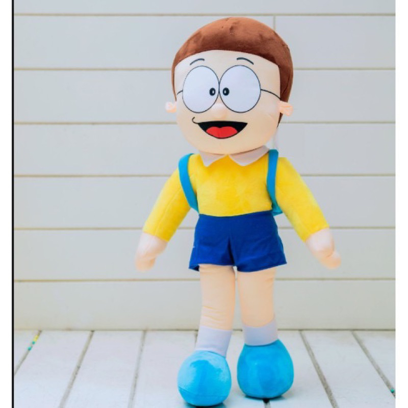 Gấu bông NOBITA 50cm lông nhung mềm