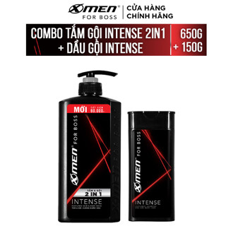 Tắm Gội X-men For Boss Intense Đỏ 650g (Tặng Kèm Dầu Gội Legend 150g)