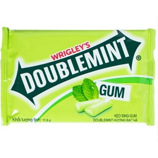 Sing Gum Doublemint Bạc Hà Vỉ 11.6g